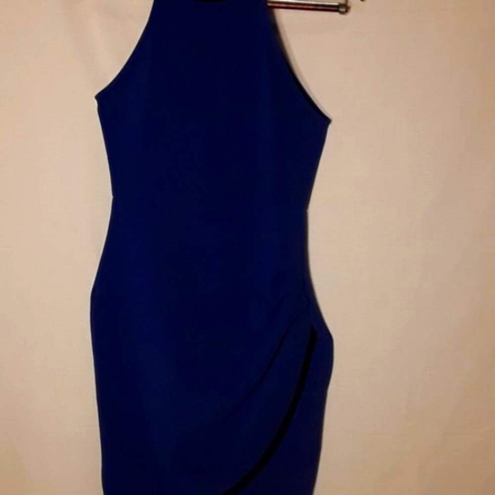 NWT Almost Famous Navy Dress Size S - Picture 4 of 9